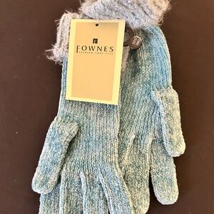 NWT Woman’s Fownes Chenille Gloves -One Size